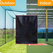 Gagalileo Backstop,Pitching Backstop,Fastpitch Baseball Backstop,Backstop with Strike Zone,Pitching Backdrop,Rubber Vinyl Backstop,Vinyl Batting Cage Backdrop-CAD - Galileo Sports