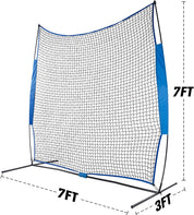 Pantalla protectora de lanzamiento de red de barrera de 7x7 pies para béisbol
