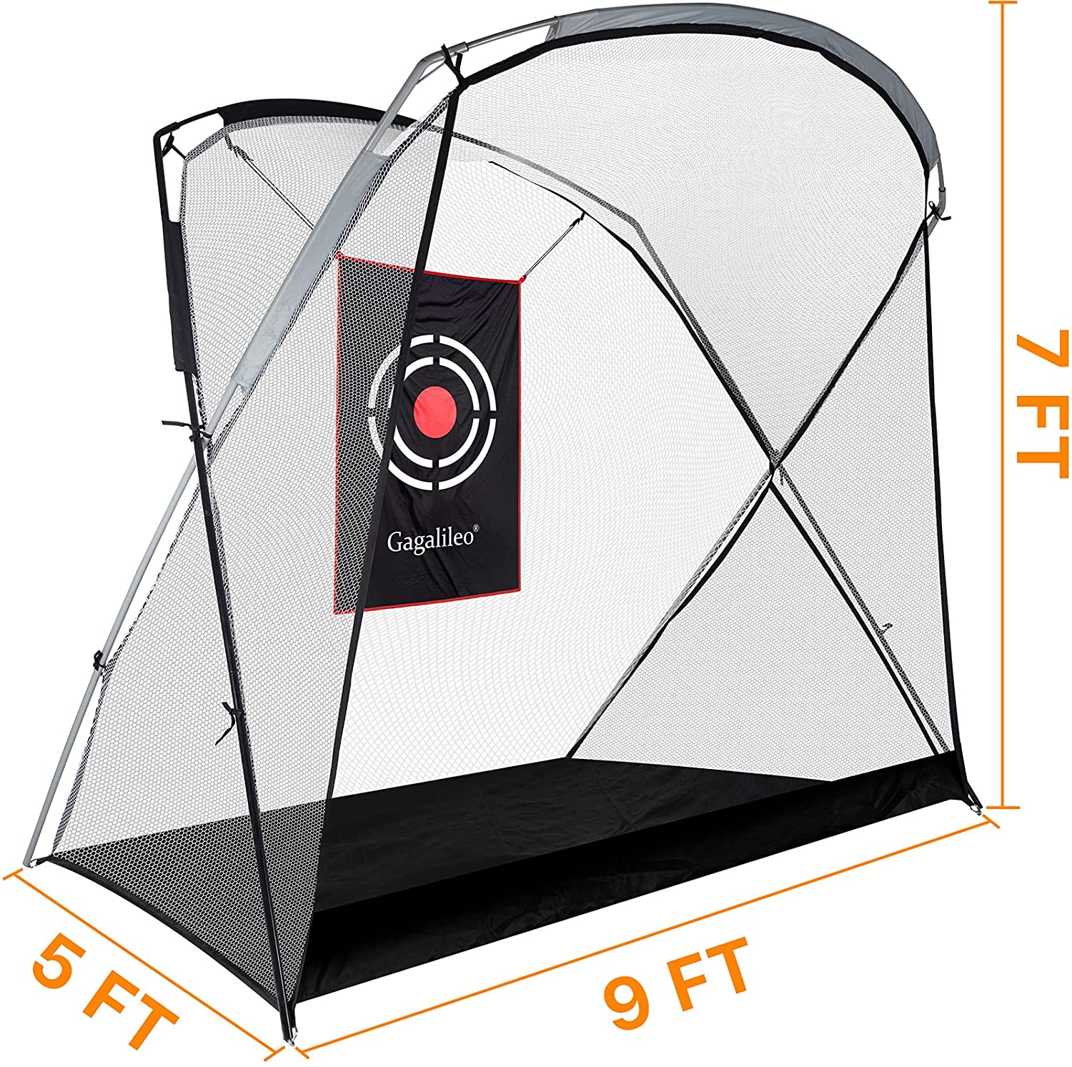 ゴルフヒッティングネット 裏庭用ゴルフ練習ネット 9X7X5FT | ガリレオスポーツJP