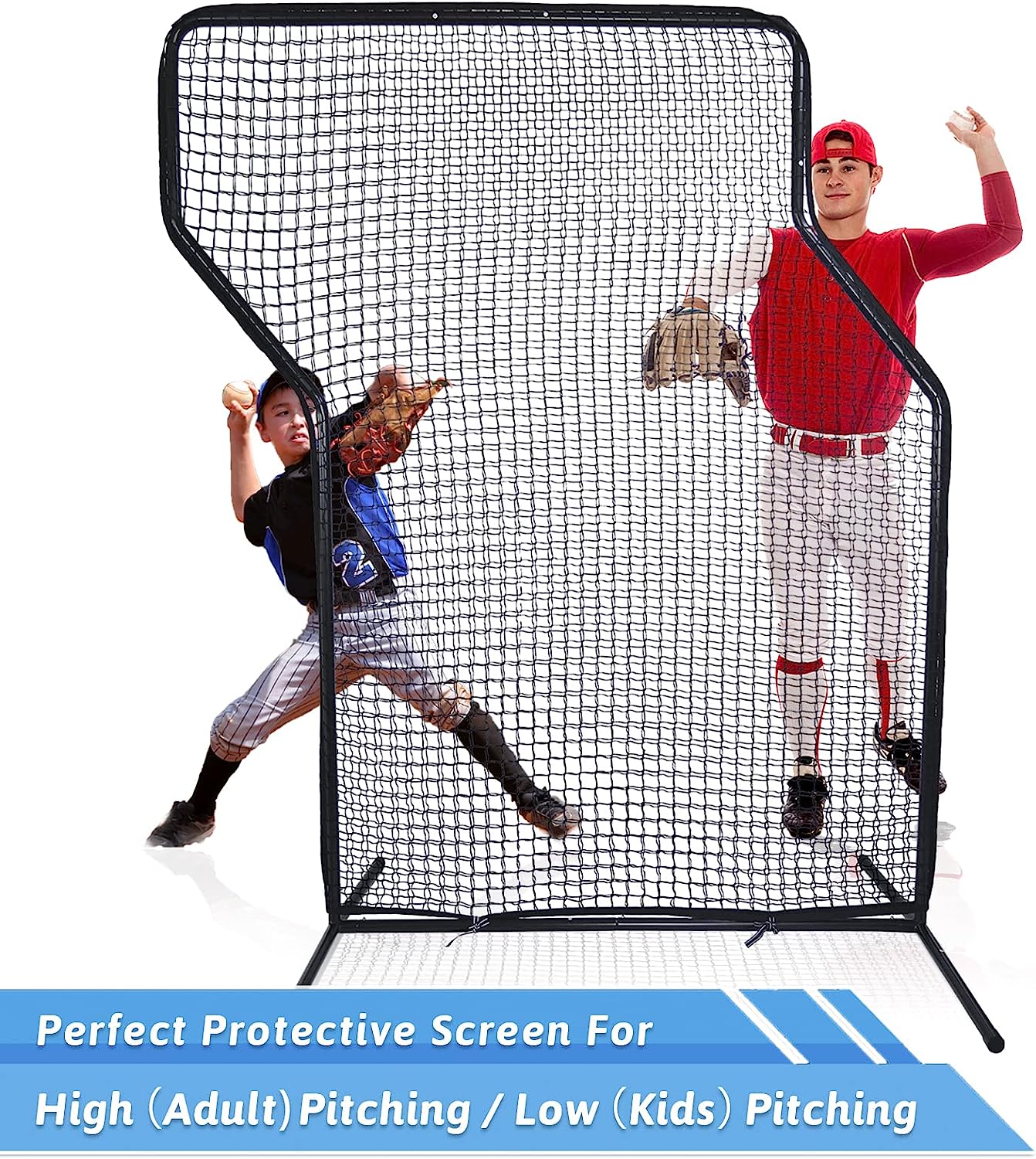 Galileo Z-Shaped Baseball Pitching Protection Screen