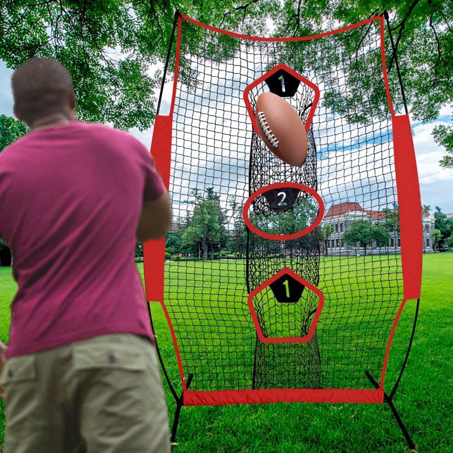 Gagalileo sports Football Throwing Net 7x5ft - Galileo Sports