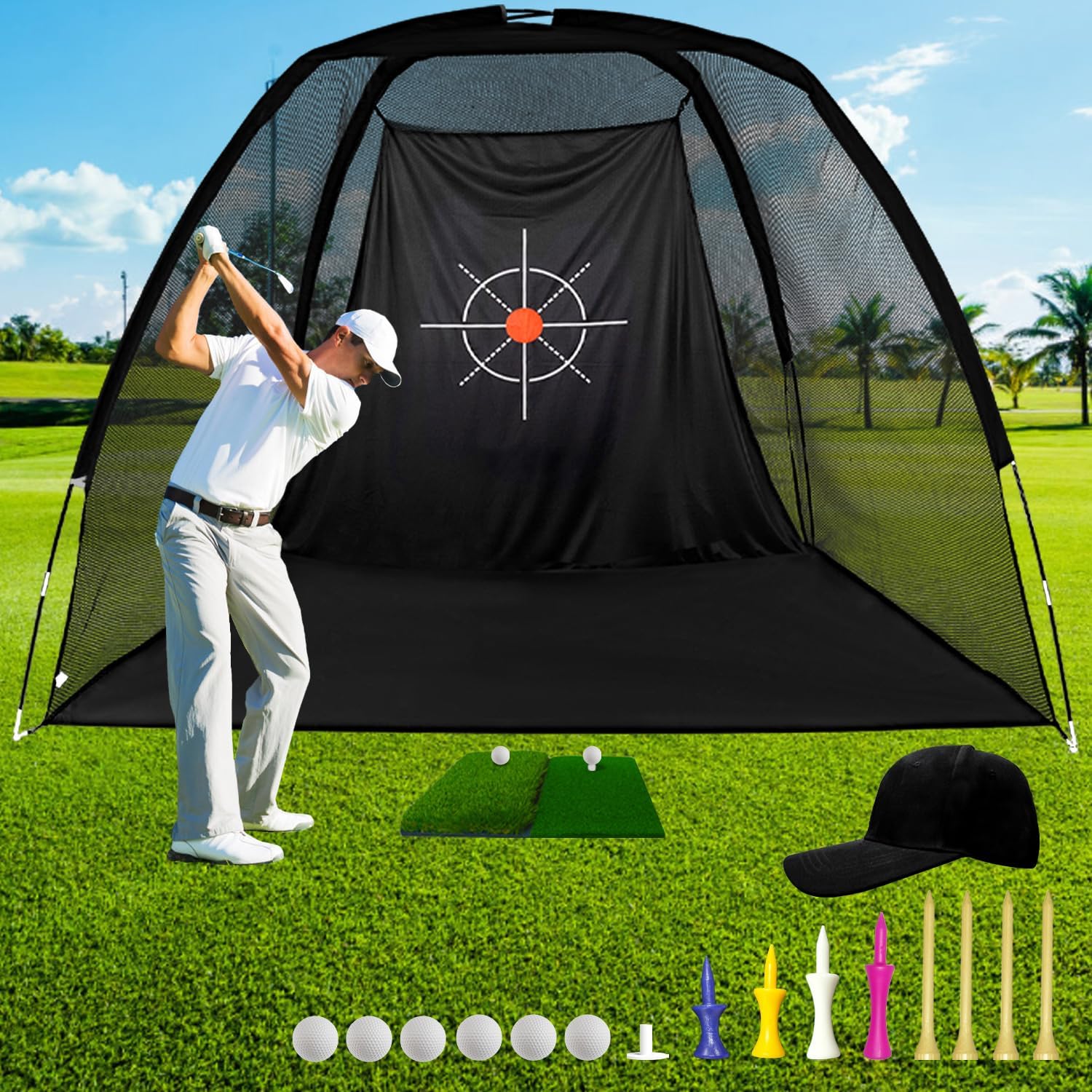 Indoor Golf Net 8X6X5ft