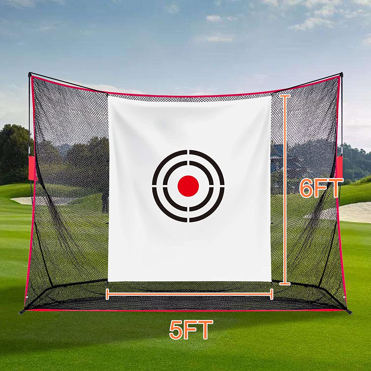 5x6 Golf Target Carrier/Training Aid Return Lock Target