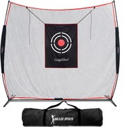 ゴルフネット フラットネット ゴルフ練習ネット ゴルフ 練習用 素振りネット 丈夫 耐衝撃 騒音軽減 組み立て式 設置簡単 キャリーバッグ付き