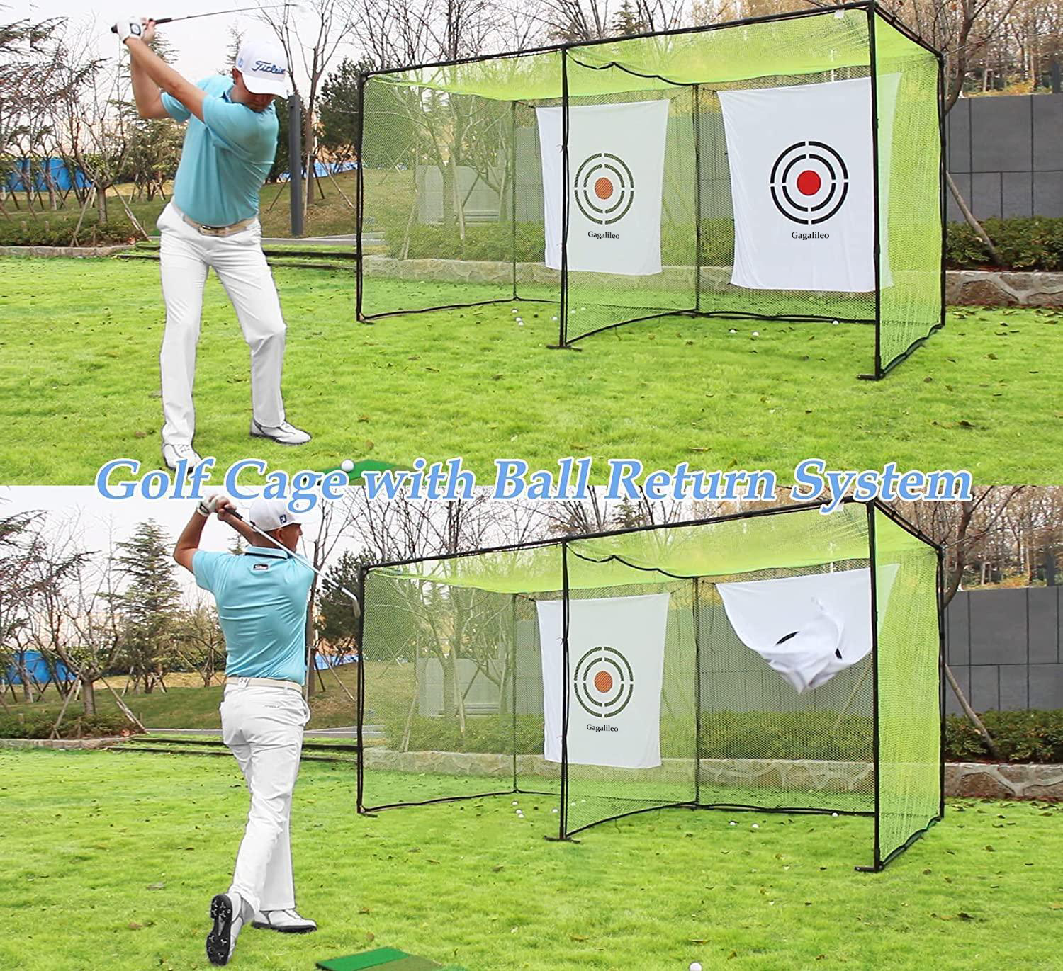 Gagalileo Swing Training Golf Cage 14x7X7ft