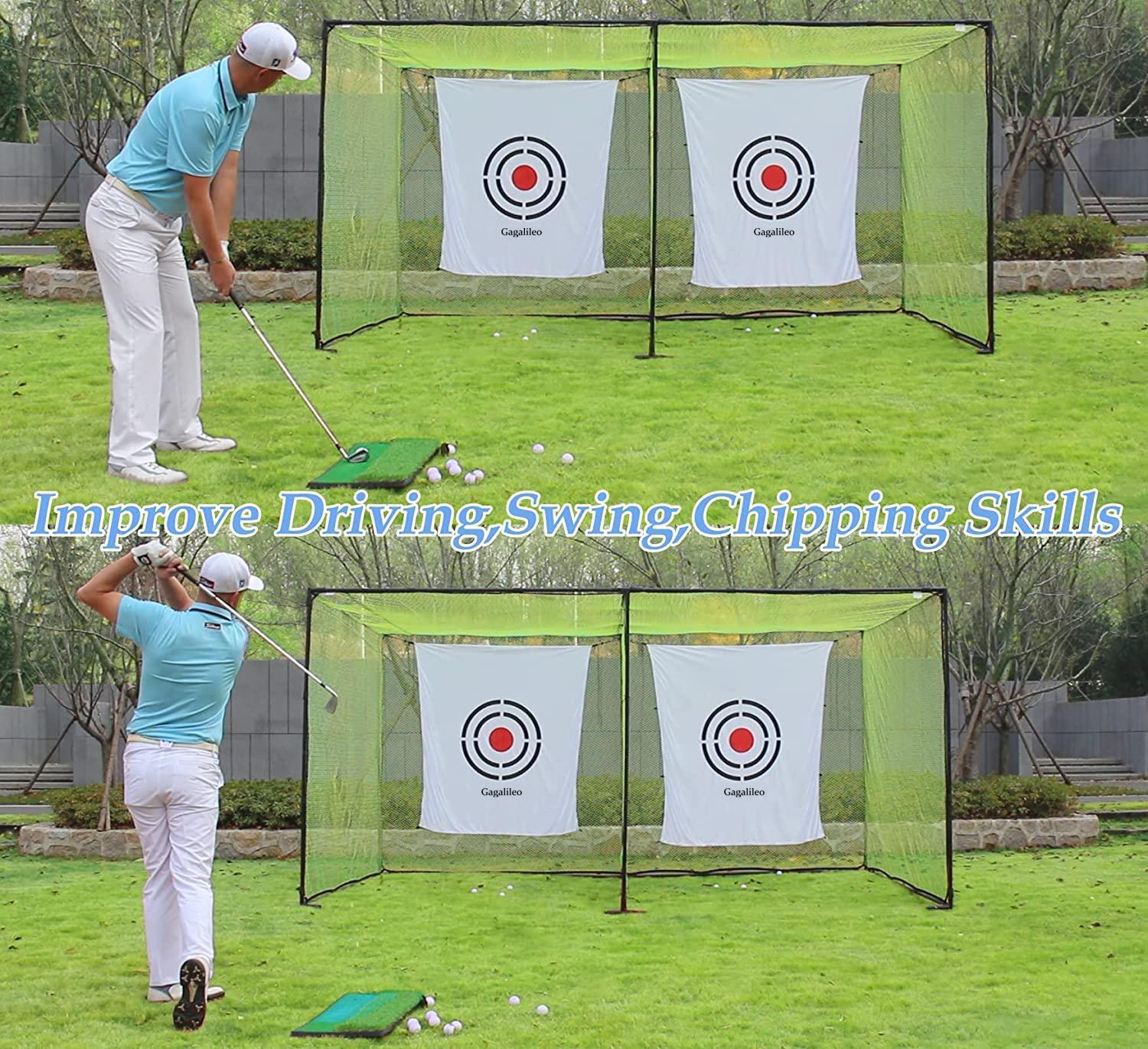 Gagalileo Swing Training Golf Cage 14x7X7ft