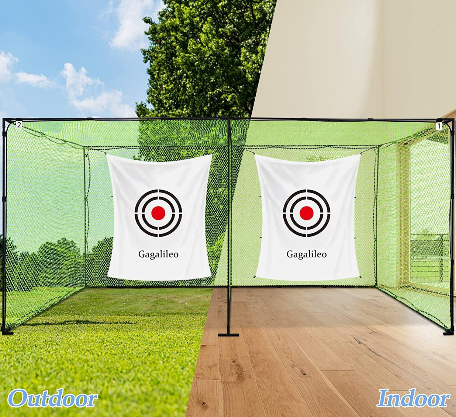Gagalileo Swing Training Golf Cage 14x7X7ft
