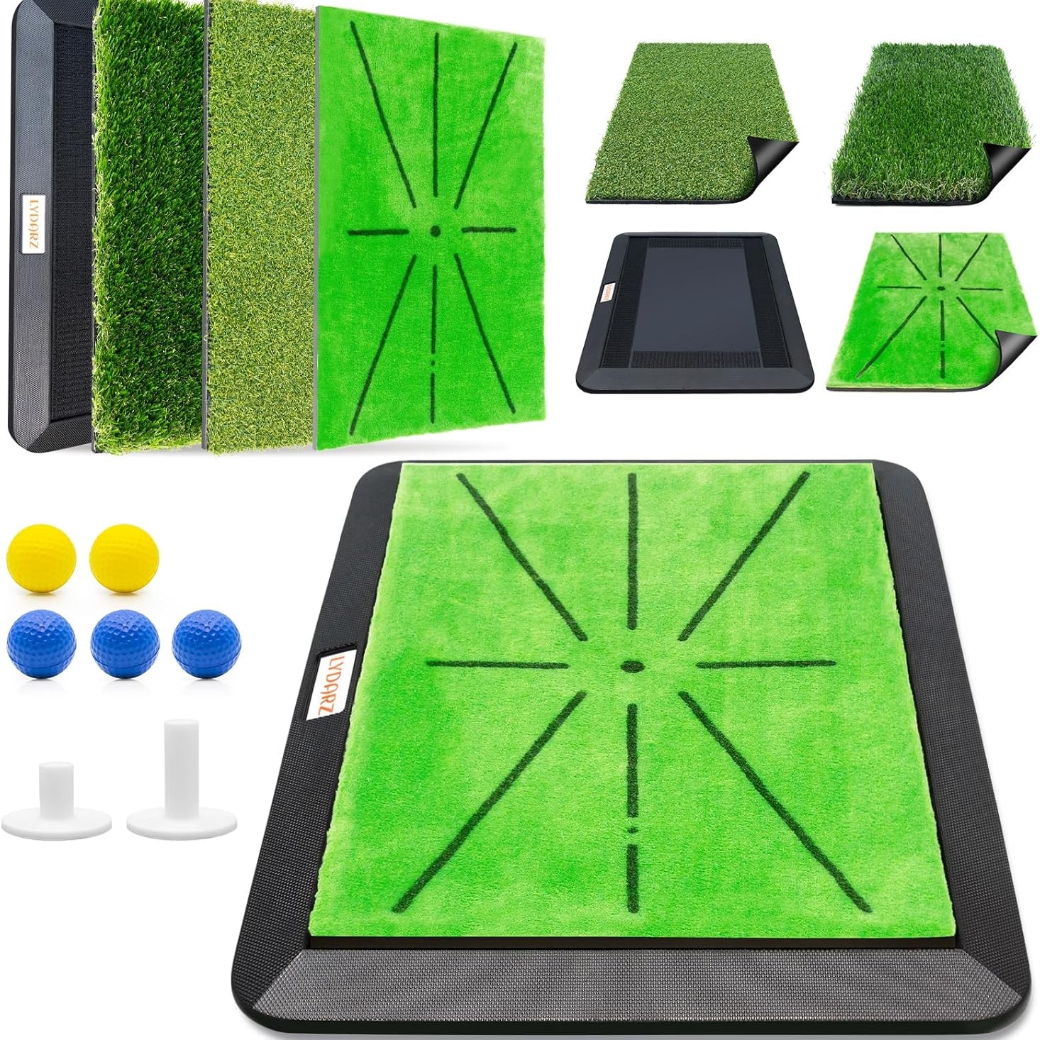 Outdoor Practice Mat for Driving Chipping, Golf Training Aids for Men Women"