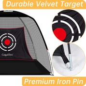 Golf Net,Golf Net Backyard Driving,Golf Driving Range,Golf Swing Net,Heavy Duty Golf Practice Net,Golf Practice Hitting Net,Quick Setup Golf Net with Target Cloth and Carry Bag-CAD