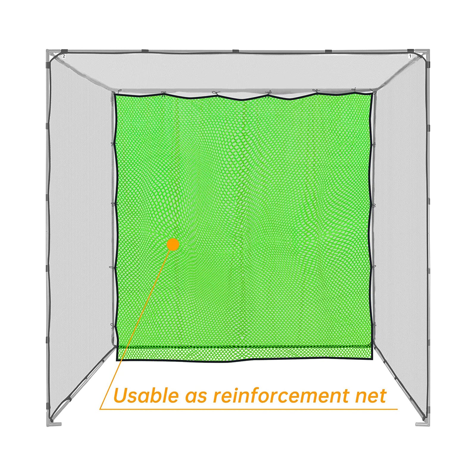 10x20 Galileo Golf Cage Replacement Net Piece/Good resilience
