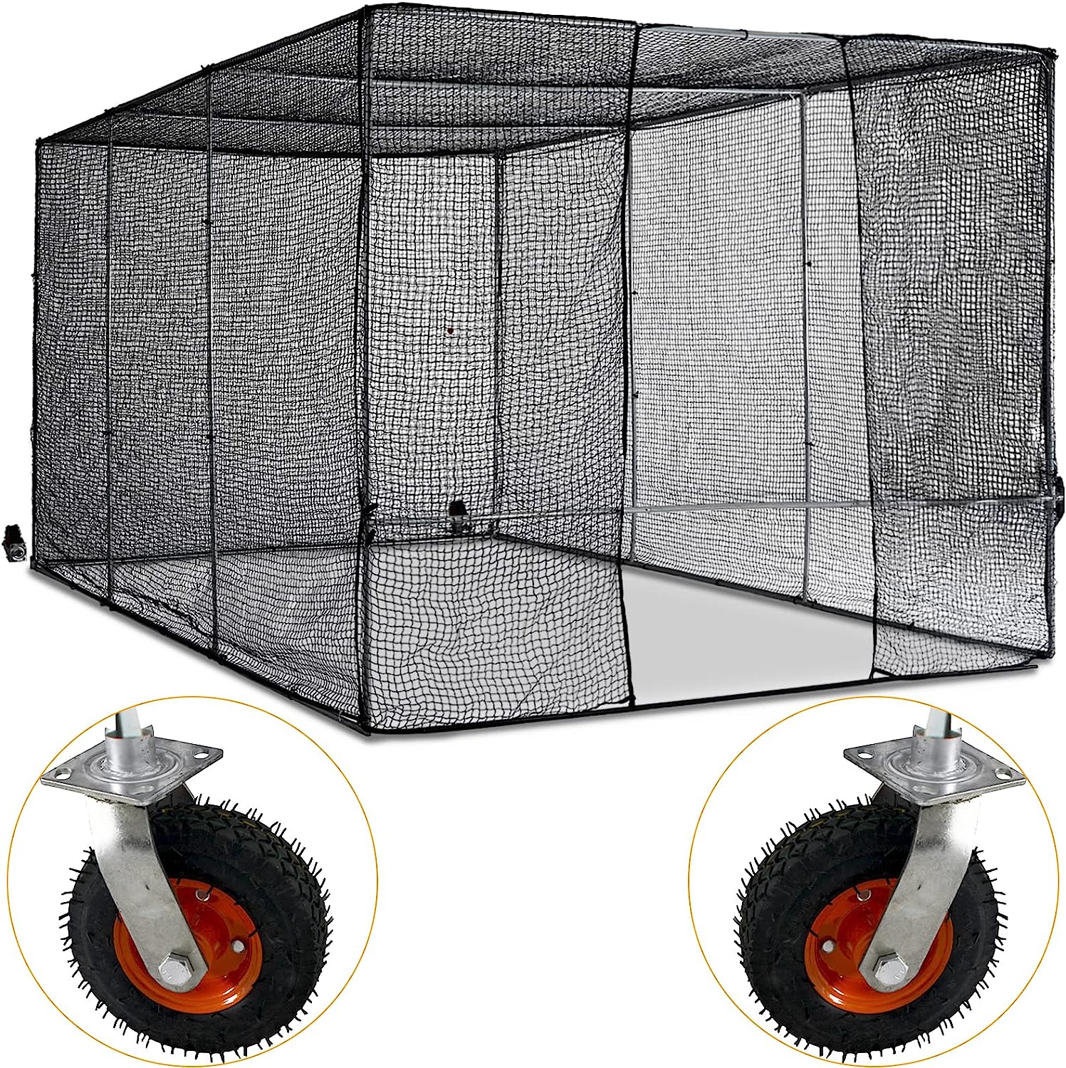 Cage de frappeur de baseball Gagalileo 16X10X8/arrière-cour/cage de lancer lourd