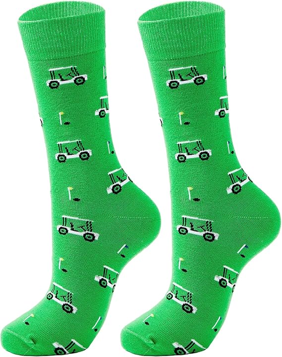 American Trends Golf Socks for Men Funny Sock Golf Gifts for Golfer Accessories for Men Novelty Socks