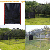 Gagalileo Backstop,Pitching Backstop,Fastpitch Baseball Backstop,Backstop with Strike Zone,Pitching Backdrop,Rubber Vinyl Backstop,Vinyl Batting Cage Backdrop-CAD - Galileo Sports