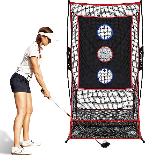 Gagalileo Golf Net Golf Chipping Net 70x40in Golf Chipping Accessories Golfing Target Net - for Accuracy Chipping and Swing Practice - Galileo Sports
