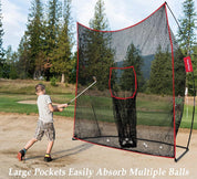 8X8X3 Gagalileo Golf Hitting Nets for Backyard/Heavy Duty