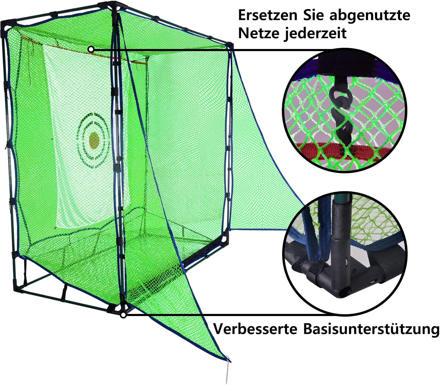 Golf net practice cage, Golf practice nets, Golf batting cage, Practice net, with target