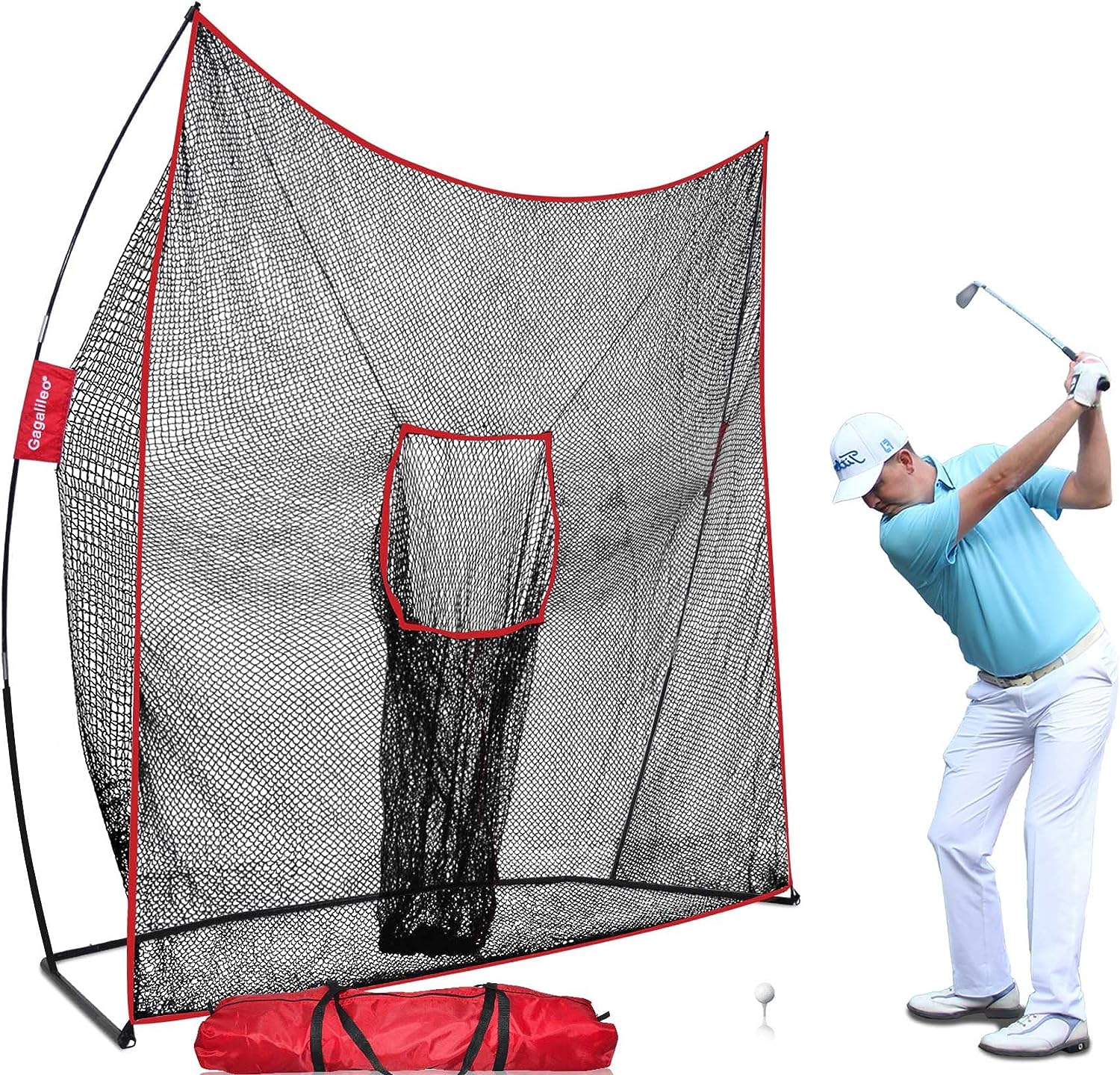 8X8X3 Gagalileo Golf Hitting Nets for Backyard/Heavy Duty