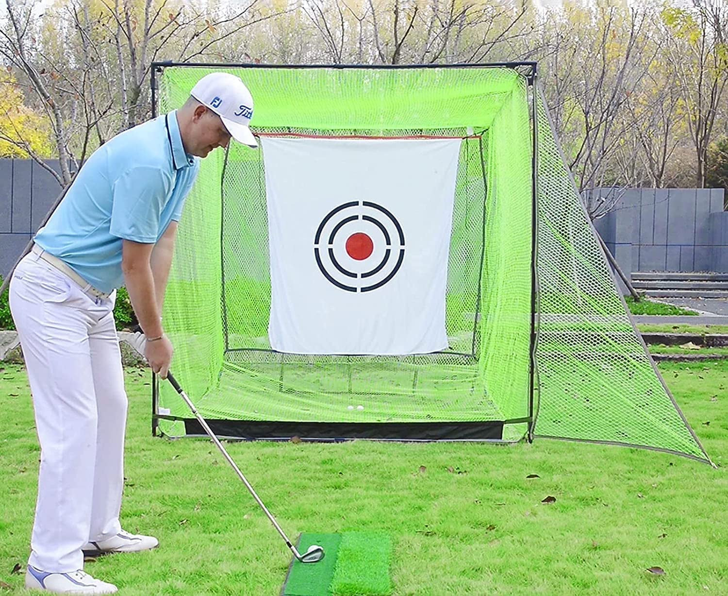 Golf net practice cage, Golf practice nets, Golf batting cage, Practice net, with target