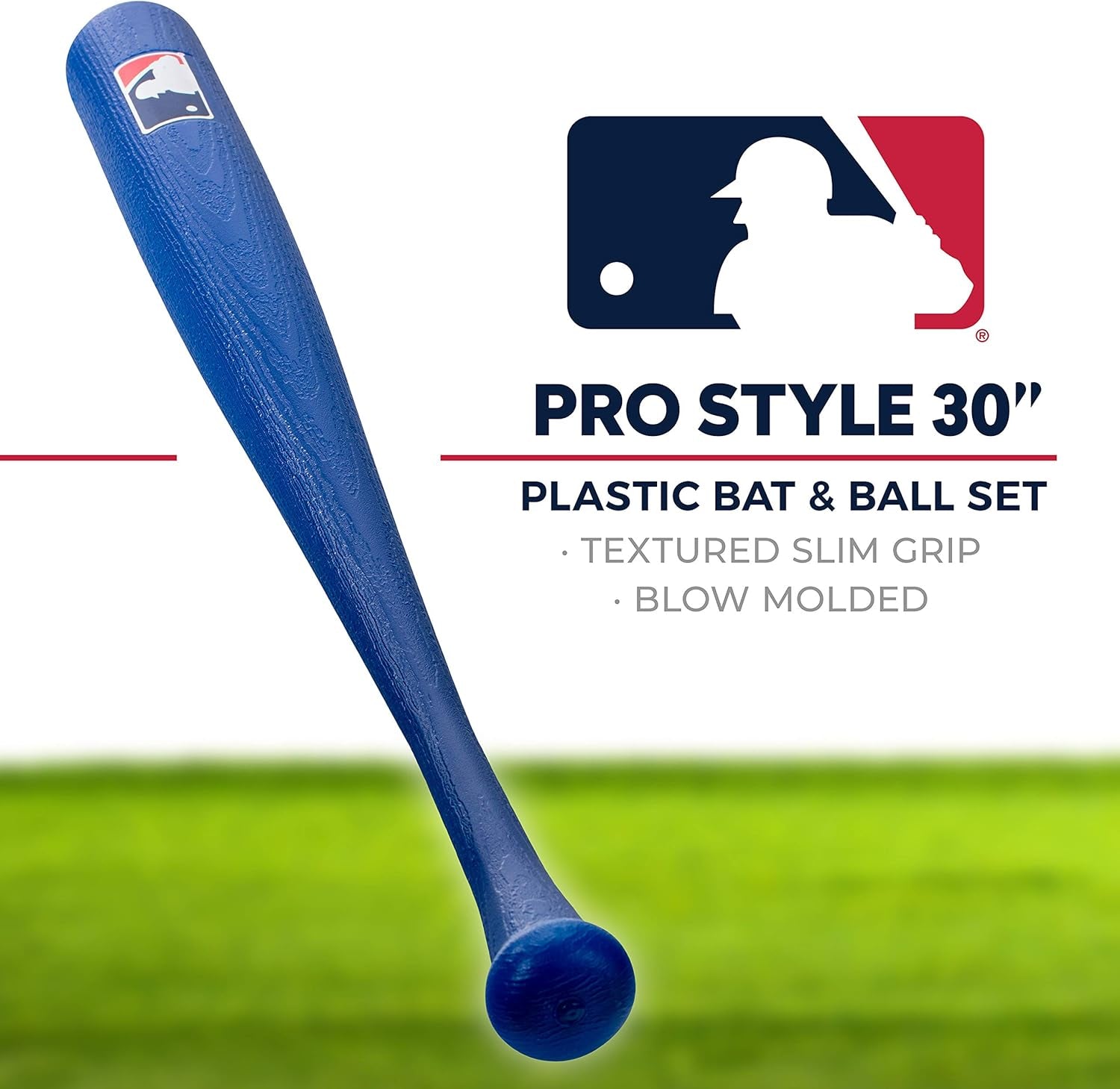 Galileo Sports Kids Baseball Bat and Ball Set - Lightweight 30" Youth Plastic Bat - Multiple Colors
