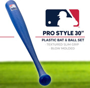 Galileo Sports Kids Baseball Bat and Ball Set - Lightweight 30" Youth Plastic Bat - Multiple Colors