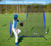 Gagalileo L-Shaped Softball relacement Pitching Screen 7×7ft