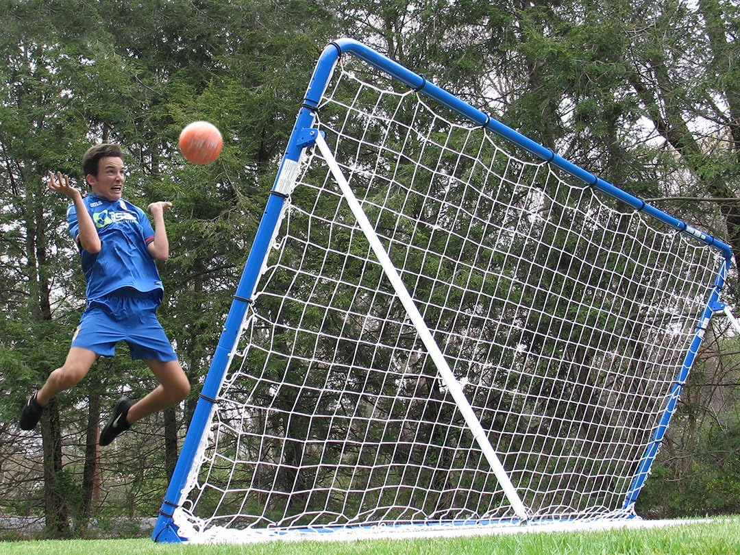 Galileo Folding 12' x 6' Professional Soccer Practice Rebounder, Kickback Trainer & Soccer Goal Net