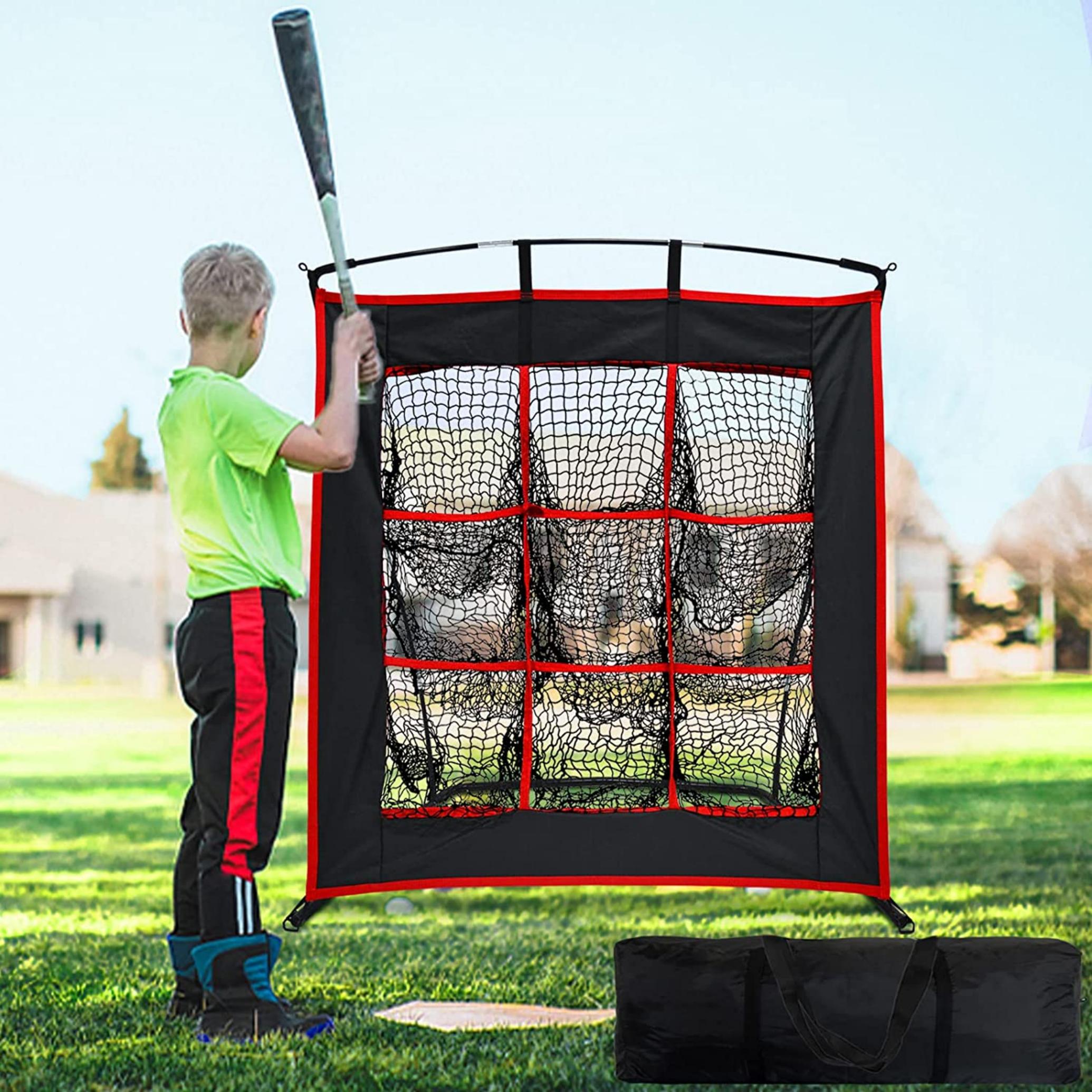 9 Hole Target Baseball pitching Net 48X 48