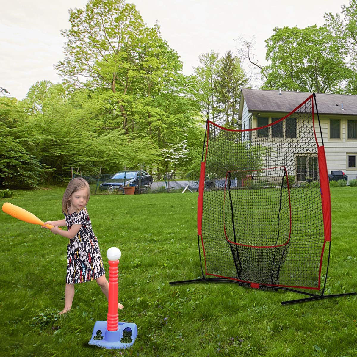 7'x7'Galileo Baseball & Softball Practice Hitting Pitching Net