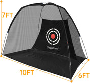 Golf Net,Golf Net Backyard Driving,Golf Driving Range,Golf Swing Net,Heavy Duty Golf Practice Net,Golf Practice Hitting Net,Quick Setup Golf Net with Target Cloth and Carry Bag-CAD