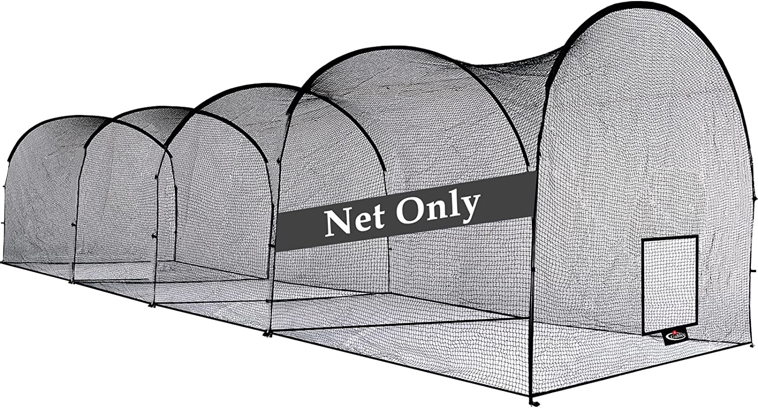 Gagalileo 44x12x10FT Baseball Batting Cage Replacement Net