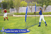 7X7ft Barrier L Screen Baseball Pitching Screen -CAD