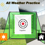 Gagalileo 7x7ft Backyard Golf Hitting Cage - Heavy Duty Practice Driving Net - Gagalileo Sports