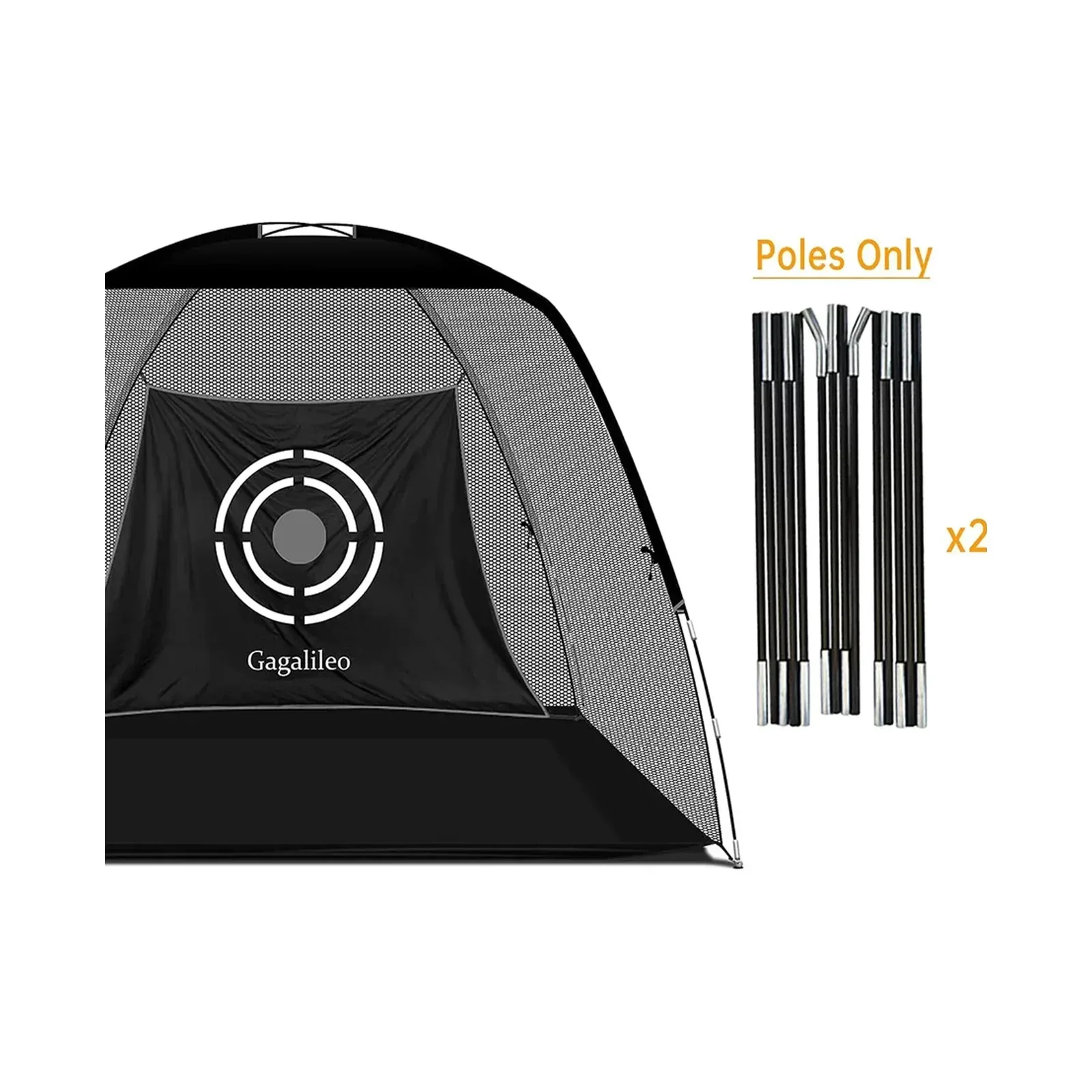 Gagalileo Golf Replacement Curved Poles  10x7x6 12X7X6.6