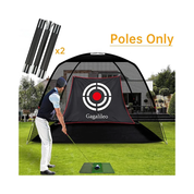 Gagalileo Golf Replacement Curved Poles  10x7x6 12X7X6.6