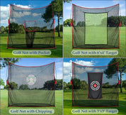 8X8X3 Gagalileo Golf Hitting Nets for Backyard/Heavy Duty