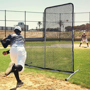 Gagalileo L Screen Baseball Pitching Protective Screen 7X7FT (Black)