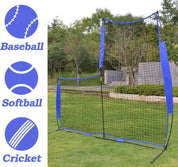 Pantalla de protección de lanzamiento de softbol de béisbol en forma de L Galileo 7 × 7