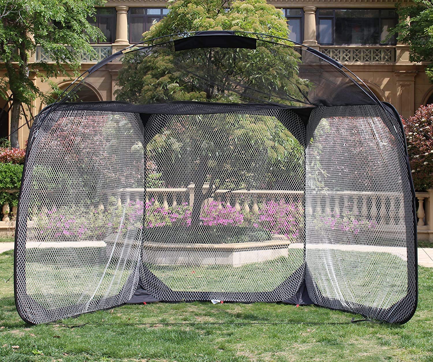 12X6X9.5 Pop up Batting Cage Baseball Softball Net / Backyard