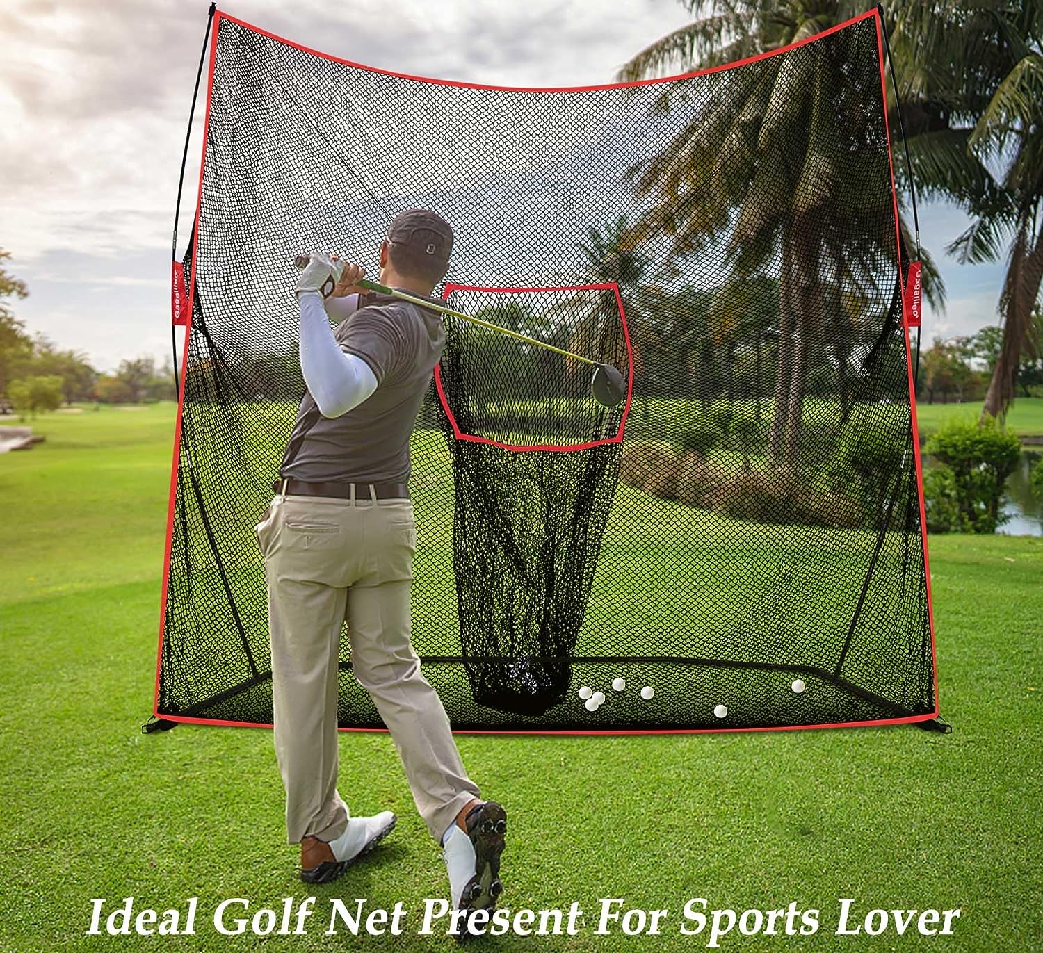 8X8X3 Gagalileo Golf Hitting Nets for Backyard/Heavy Duty