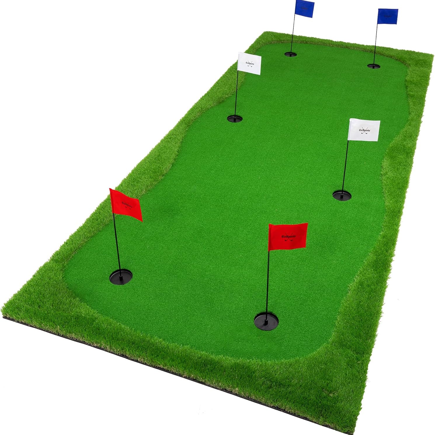 Galileo Golf Putting Green - 10 x 5 ft or 12 x 5 ft - Indoor & Outdoor Putting Practice