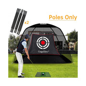 Gagalileo Golf - Postes curvos de repuesto para red de golf Pro de 10 x 7 x 6 pies, 2 unidades