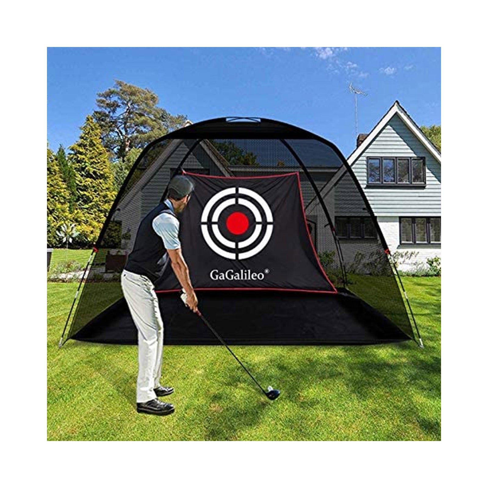Gagalieo Backyard Driving Golf Nets 12'X7'X6.6'