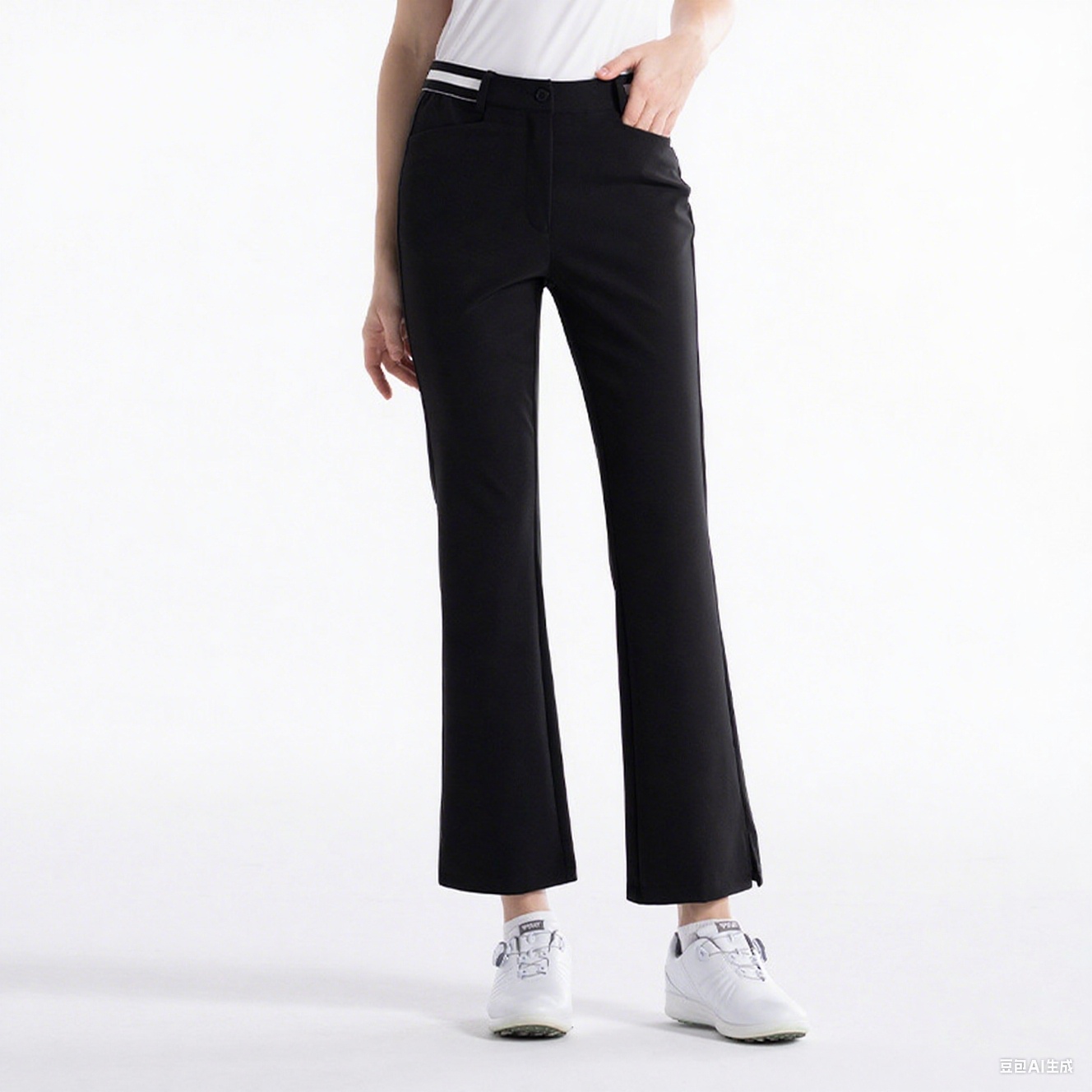 8 Ankle Pant with 4 Pockets for Athletic Lounge Travel Work
