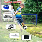 Galileo Portable Soccer Goals for Kids 4 x 3 ft