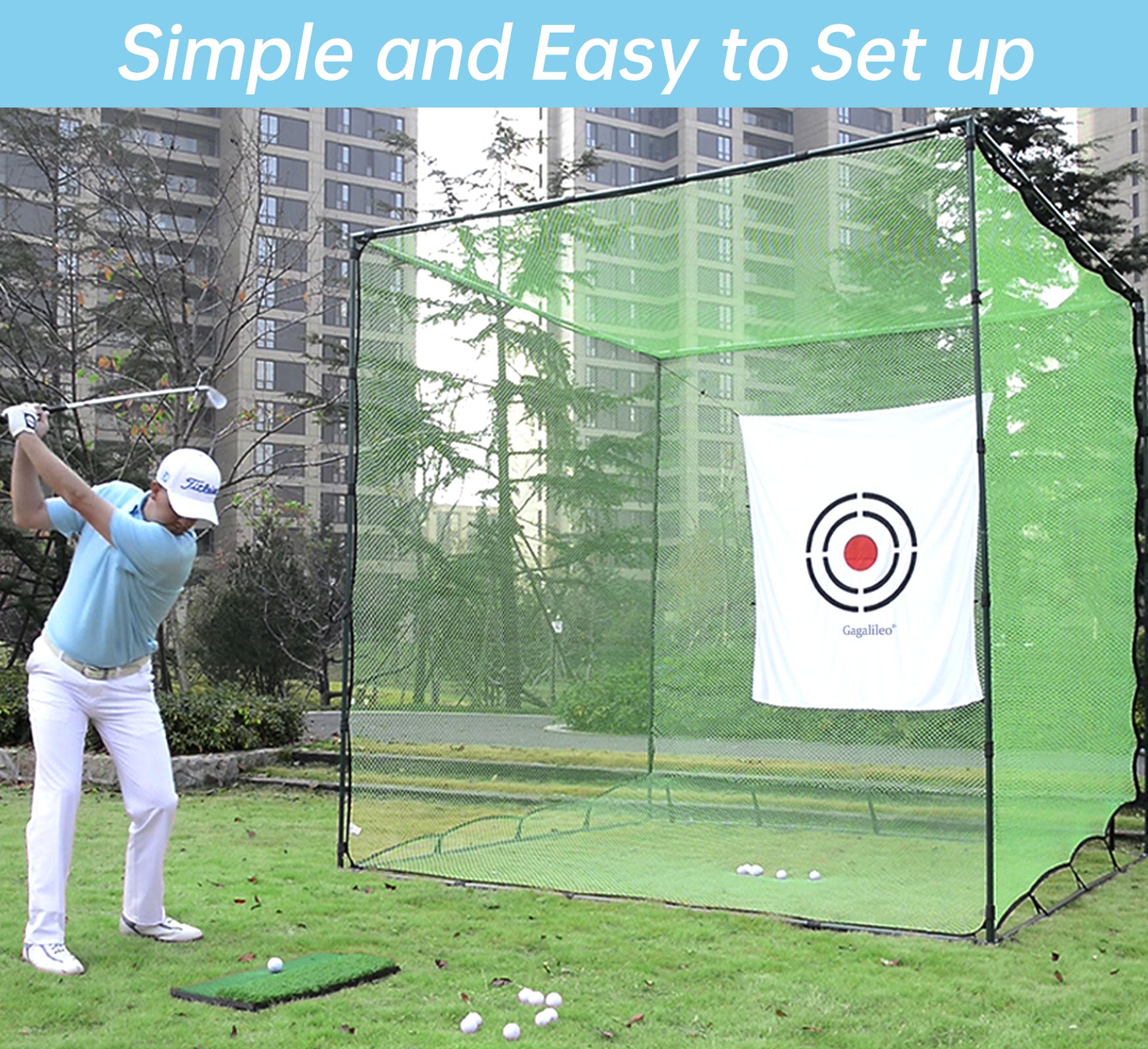 Gagalileo replacement Practice Golf Cage 10x10x10ft