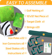 Gagalileo Golf Hitting cage 3 x3 x 3