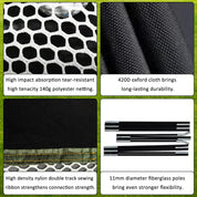 Complete Golf Practice Set – 12x7ft Net + Real Balls & Turf Mat | Gift for Men - Galileo Sports