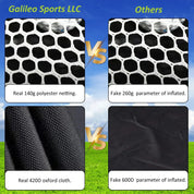 Complete Golf Practice Set – 12x7ft Net + Real Balls & Turf Mat | Gift for Men - Galileo Sports