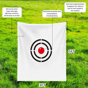 Golf Driving Net with Turf Mat, Tees & Balls – Indoor Outdoor Golf Training Set for Men & Golf Lovers