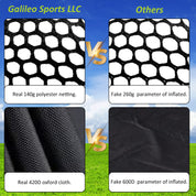 Golf Practice Net for Backyard with Balls, Turf Mat, Tees, Target, Hat & Carry Bag 12 x7x6.6ft
